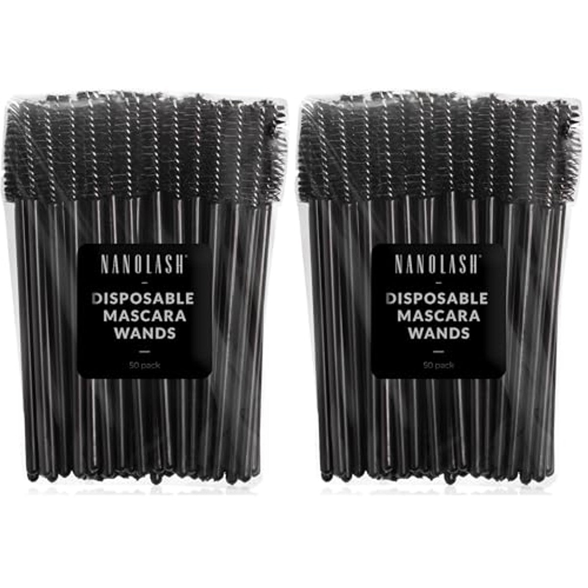 Nanolash Wegwerp-wimperborstels 2 x 50 stuks – foto 2