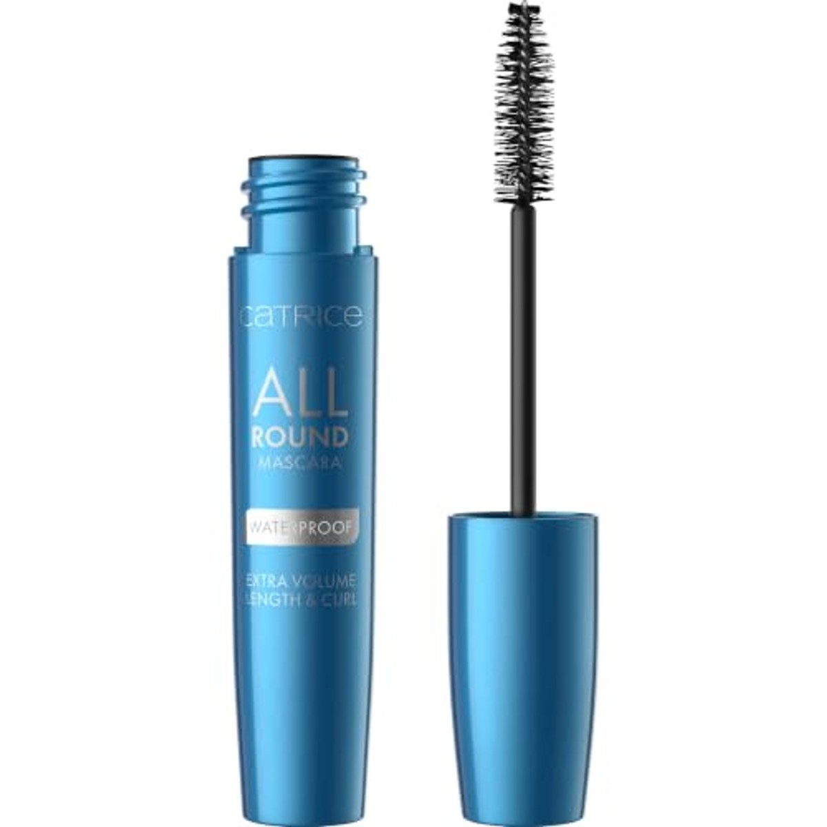 Catrice Allround Mascara, waterproof, mascara, voor volume en lengte, nr. 010 Blackest Black, volumegevend, verlengend, mat, waterdicht, zonder parfum, zonder alcohol (12ml) | Schwunggebend, Volumengebend, Langanhaltend, Verlängernd – Catrice Cosmetics