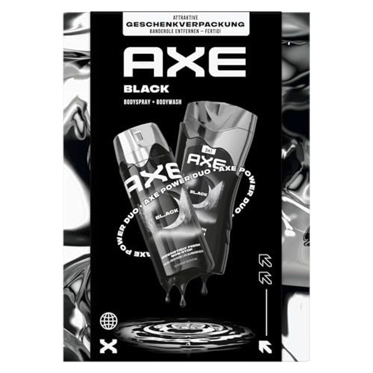Axe Cadeauset Black 250 ml + 150 ml – Axe