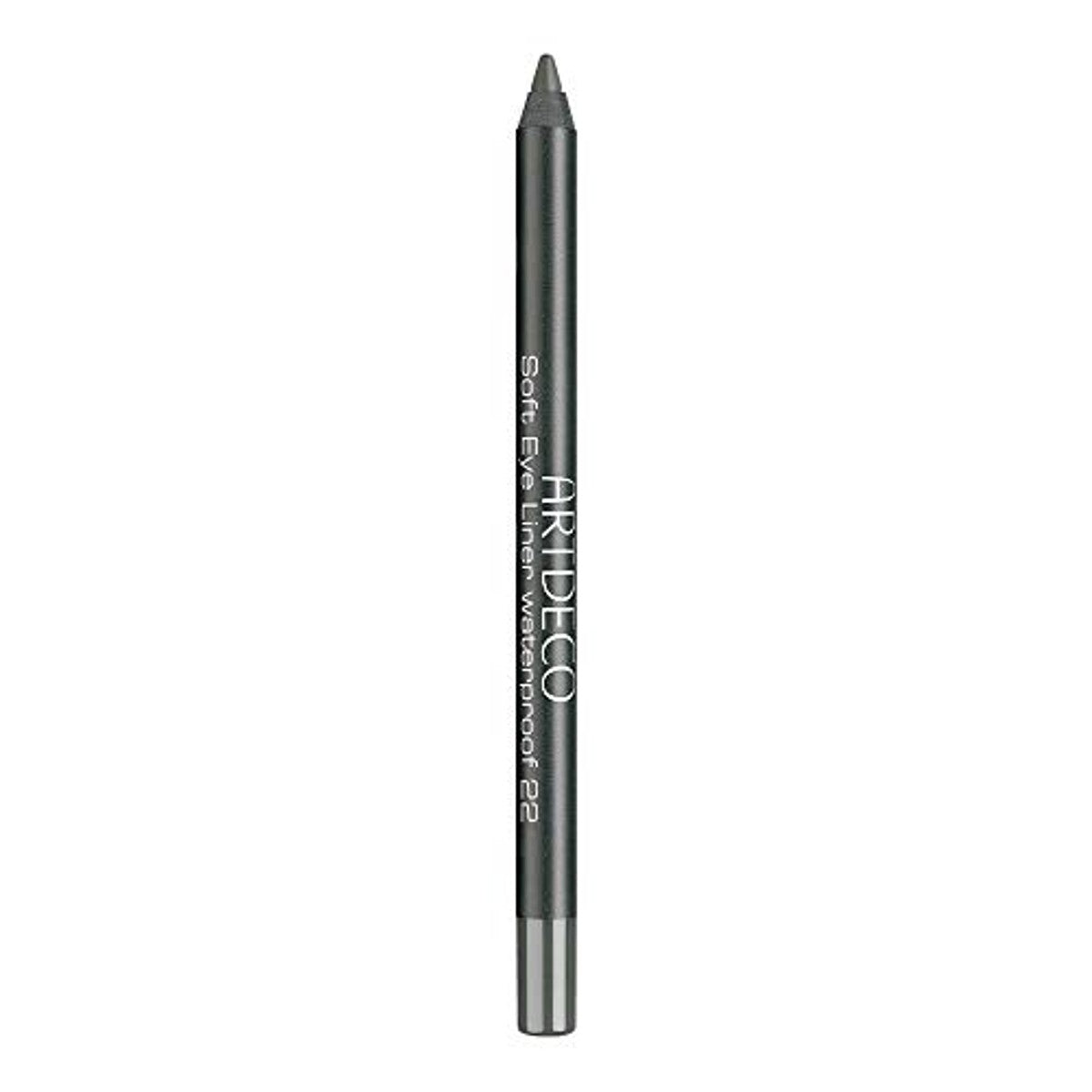 ARTDECO Soft Eyeliner waterproof, crèmige kajalstift, waterbestendig, langdurige eyeliner met hoge dekking, 1 x 1,2 g | Cremiger Kajalstift wasserfest, langanhaltender Eye Liner mit hoher Deckkraft, 1 x 1, 2 g, farbe 22 dunkelgrau grün – Artdeco