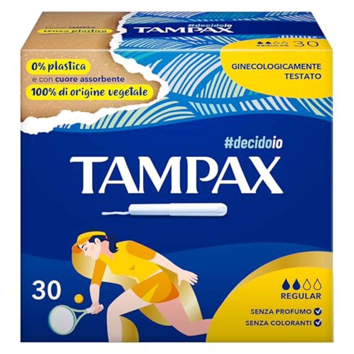 Tampax Regular tampons met applicator 6 x 30 stuks - Voordeelverpakking