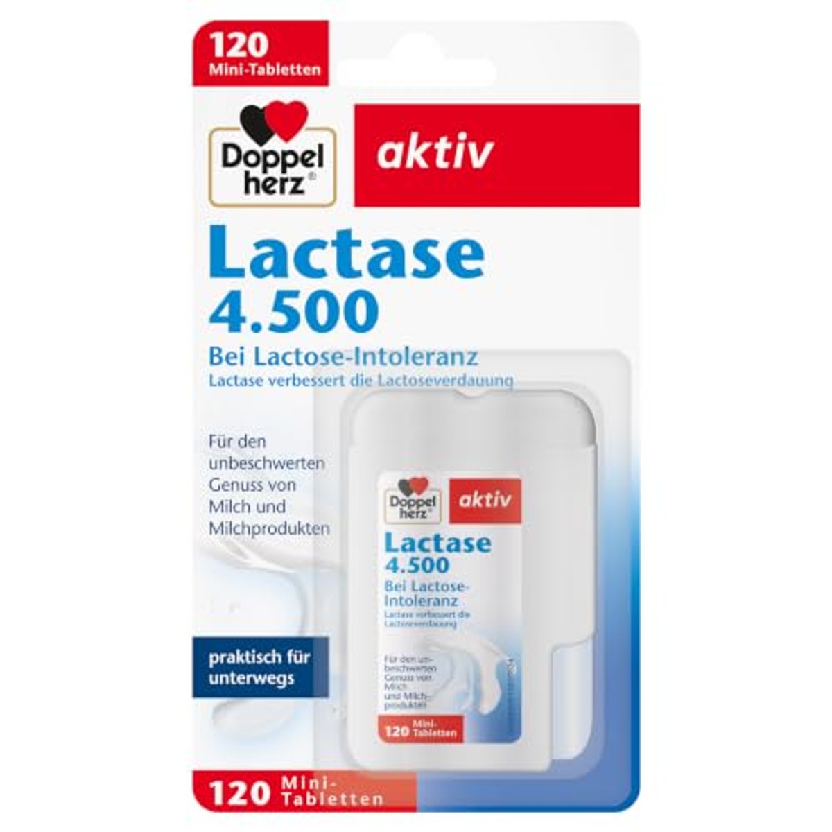 Doppelherz Lactase 4.500 120 tabletten - 3-pack