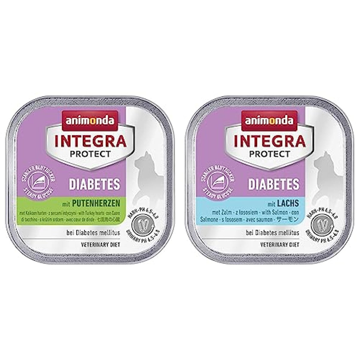 animonda Integra Protect Diabetes dieet kattenvoer zalm 16 x 100 g - 3-pack