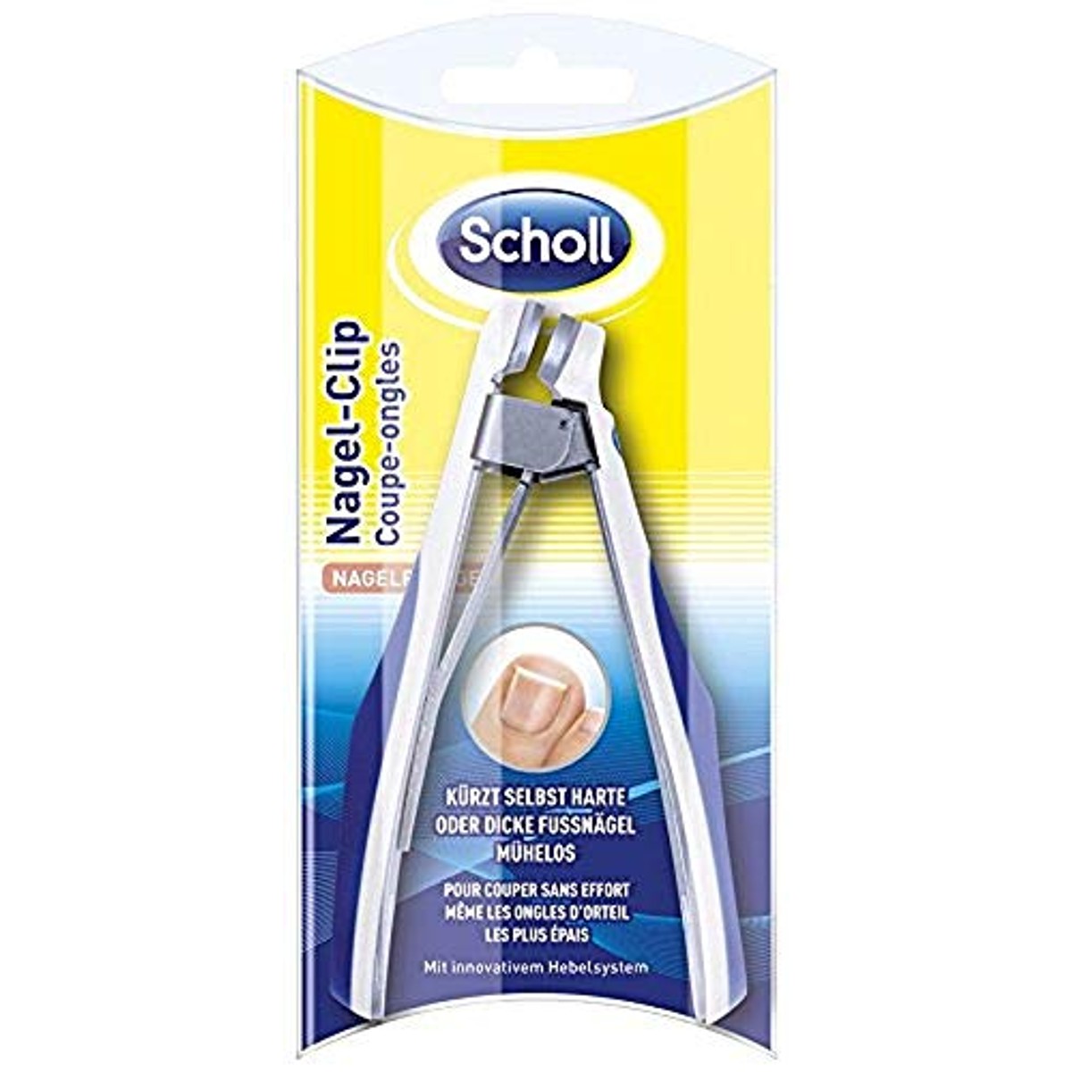 Dr. Scholl's Nagelclip voetnagelknipper - 3-pack
