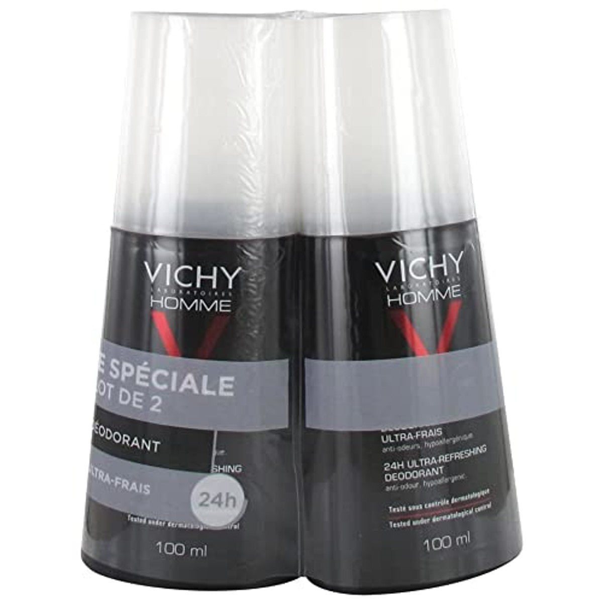 Vichy Homme Ultra-Fresh Deospray 2 x 100 ml - 3-pack