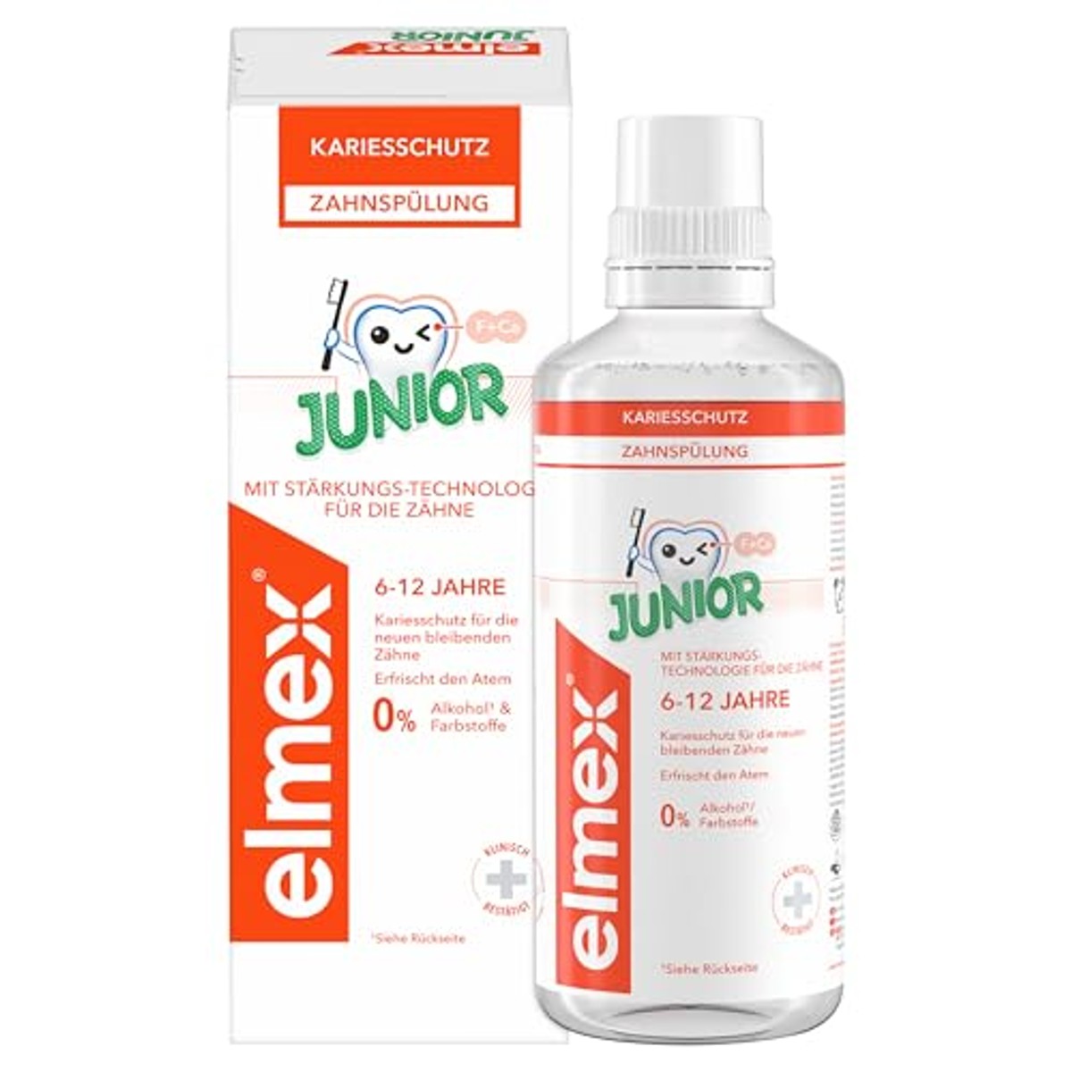 ELMEX Junior tandspoeling 6-12 jaar 400 ml – ELMEX