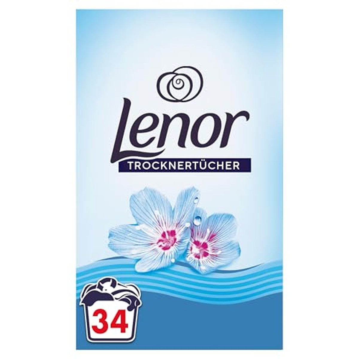 Lenor Droogdoekjes April fris 6 x 34 stuks - Voordeelverpakking