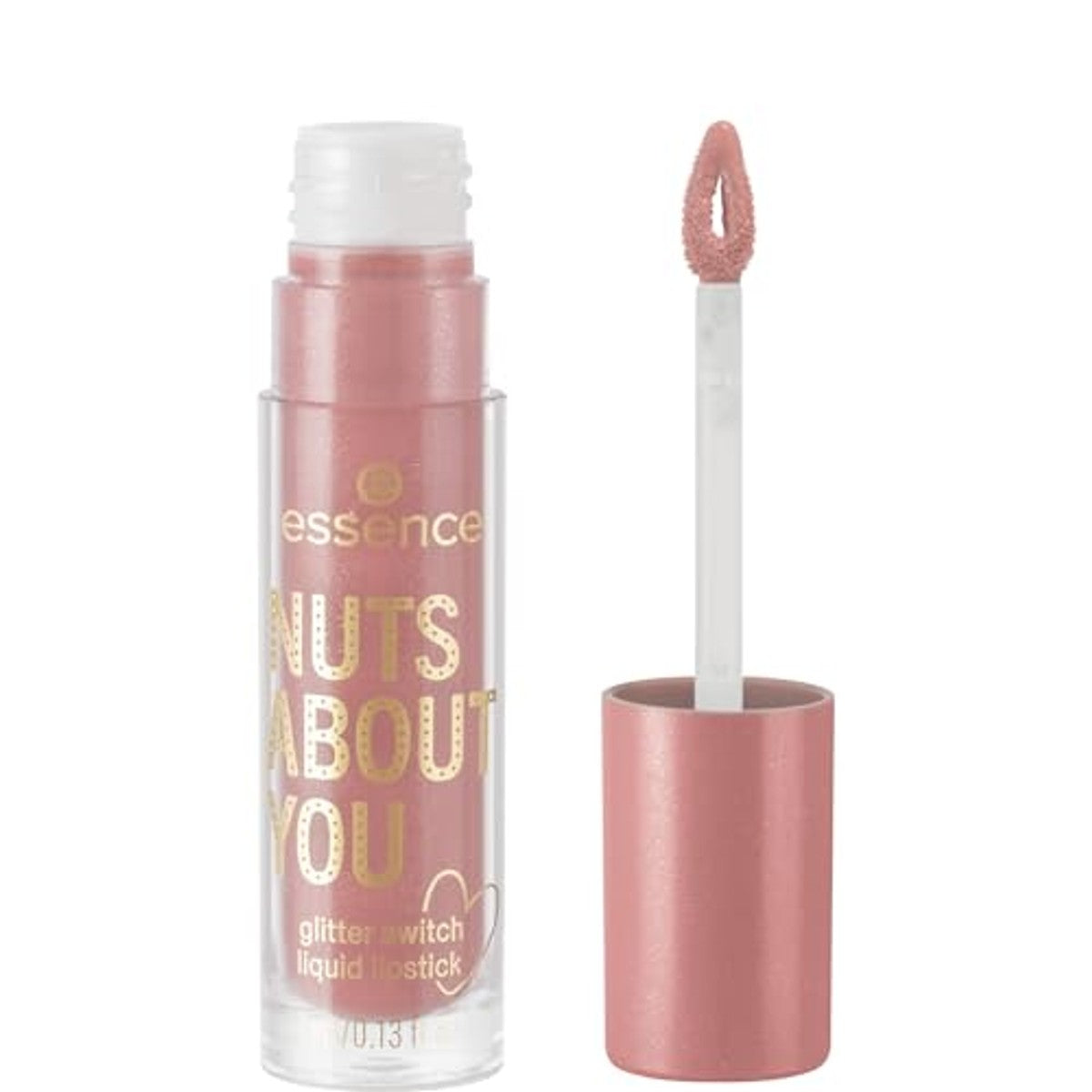 essence Nuts About You glitter switch liquid lipstick nr. 01 nude 4 g - 6-pack