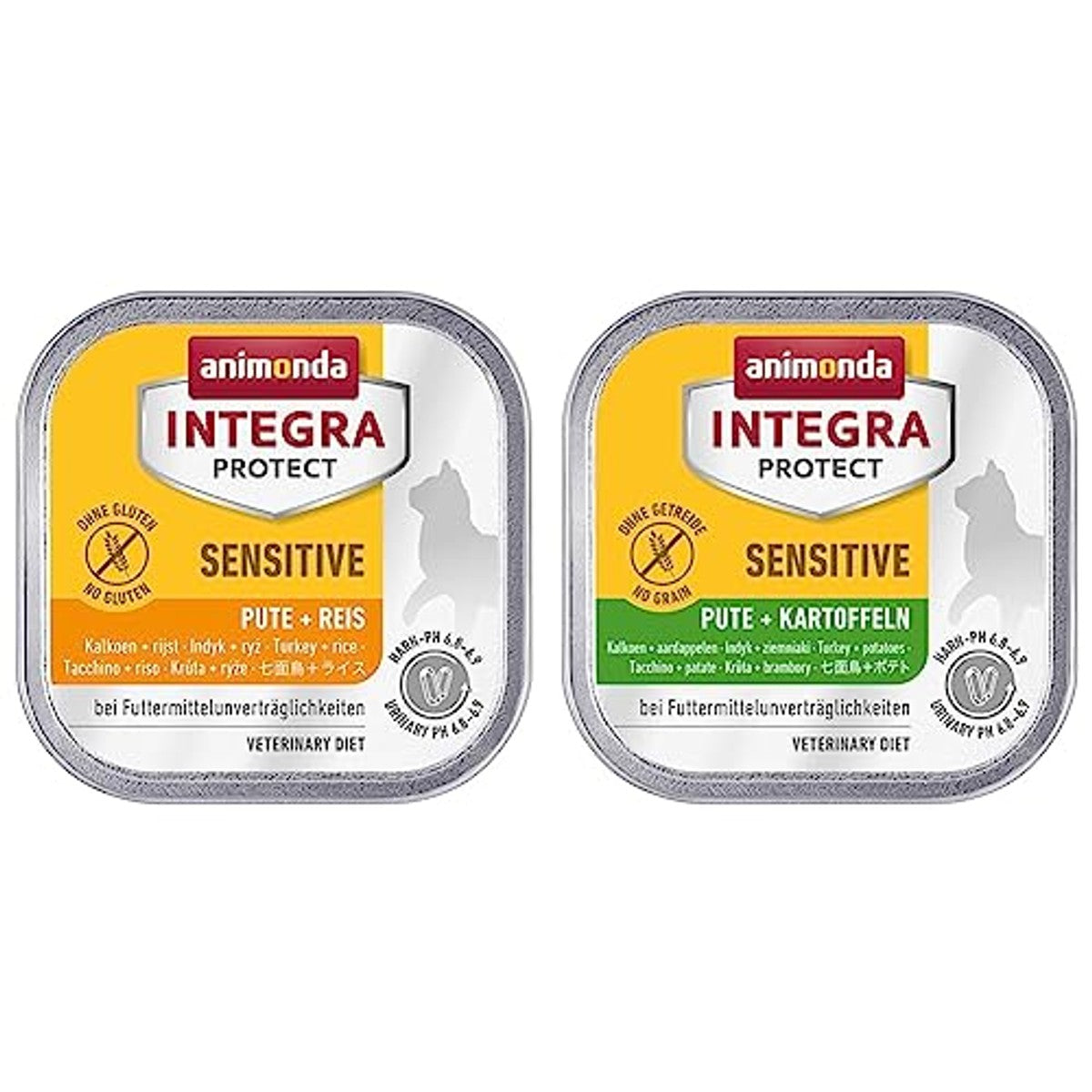 animonda Integra Protect dieet kattenvoer kalkoen + aardappel 16 x 100 g - 6-pack