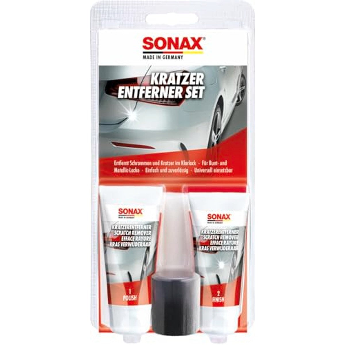 SONAX Krassenverwijderaarset lak 3 x 50 ml - Voordeelverpakking