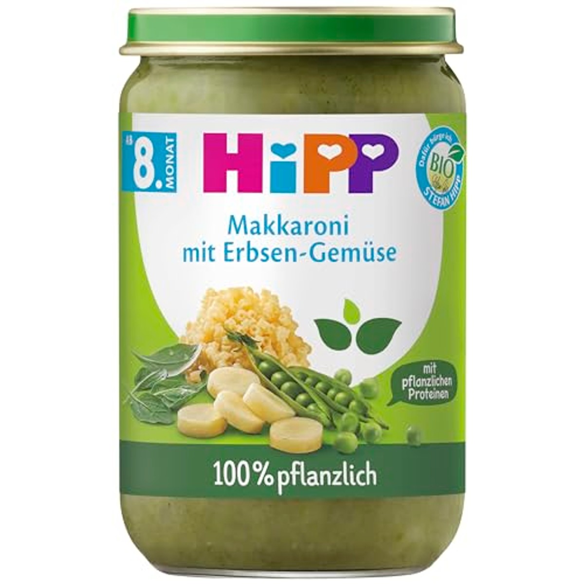 HiPP Biologische macaroni met erwtengroenten, 220 g, 6 stuks – HiPP