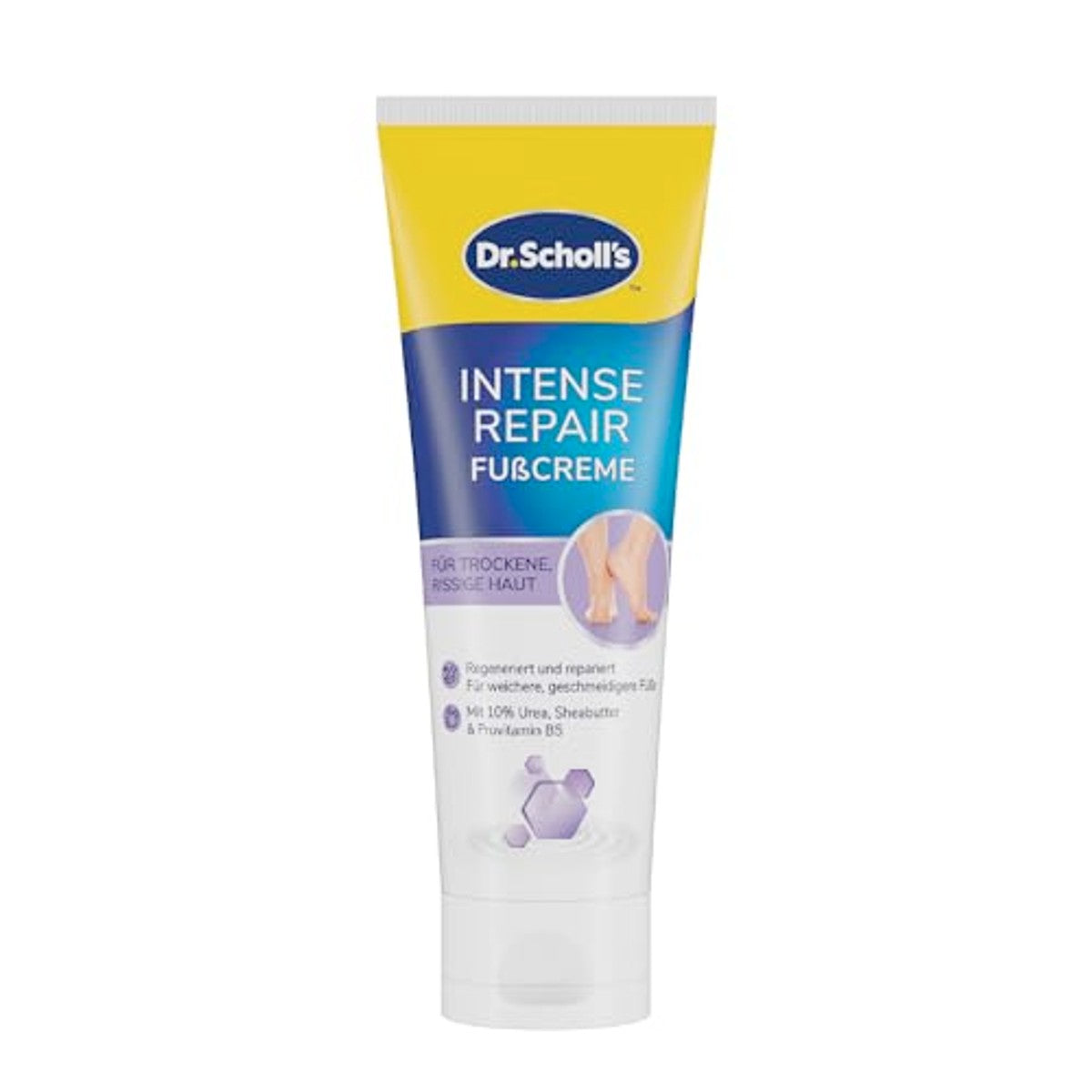 Dr. Scholl's Expertcare Intensief regenererende voetcrème 3 x 75 ml - Voordeelverpakking