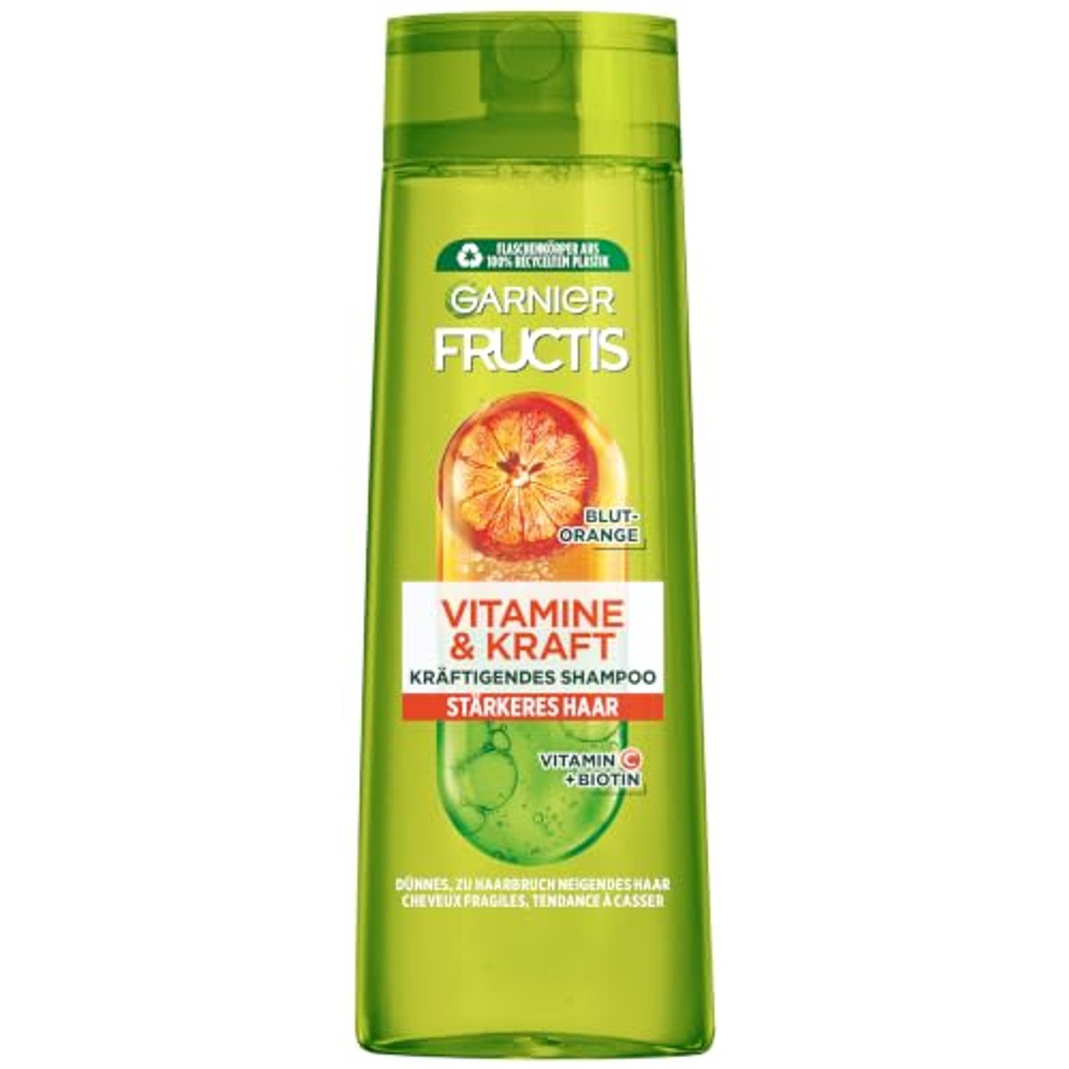 Garnier Fructis Vitaminen & Krachtige Shampoo 3 x 300 ml - Voordeelverpakking