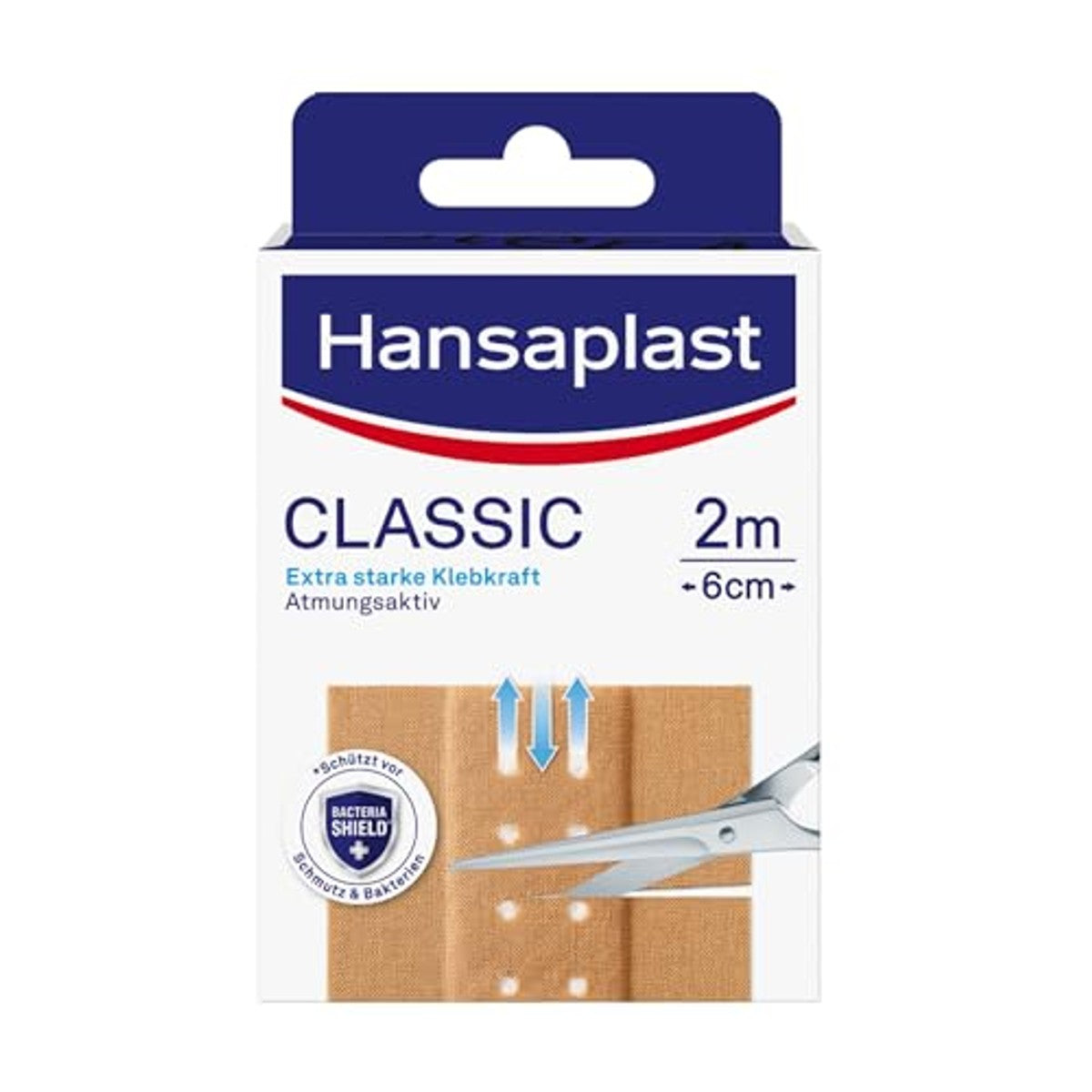 Elastoplast Classic pleister 2 m x 6 cm - 6-pack