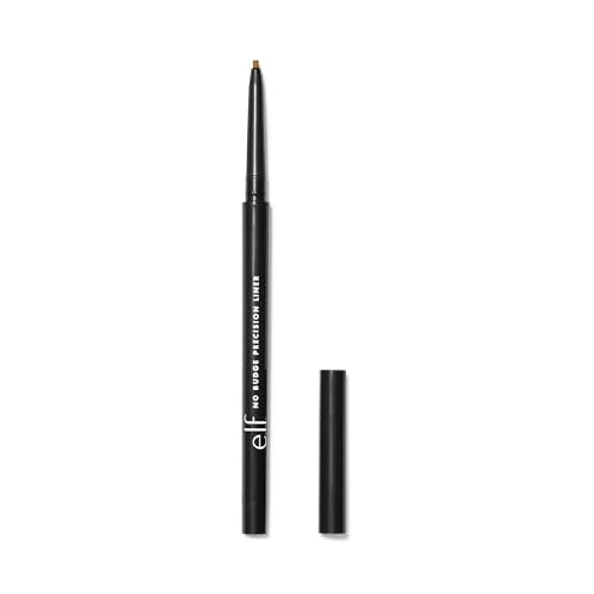 e.l.f. No Budge Precision Eyeliner, langhoudende, romige eyeliner met ultrafijne punt voor nauwkeurig aanbrengen, veganistisch en dierproefvrij, crème – e.l.f.