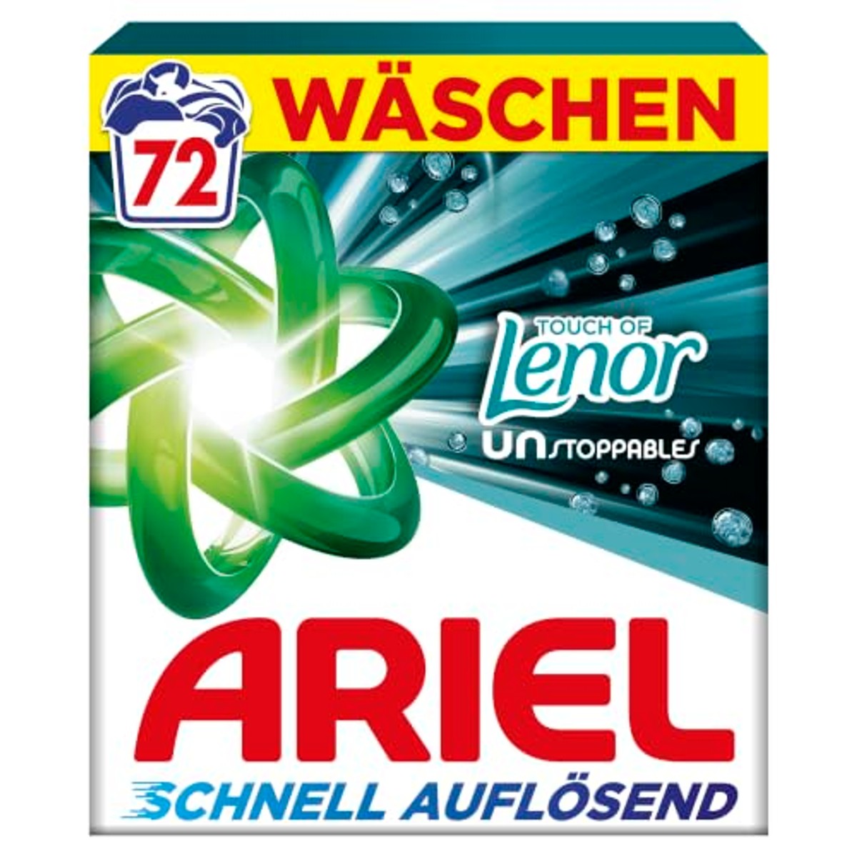 Ariel Universal waspoeder Touch of Lenor Unstoppables 72 wasbeurten – Ariel
