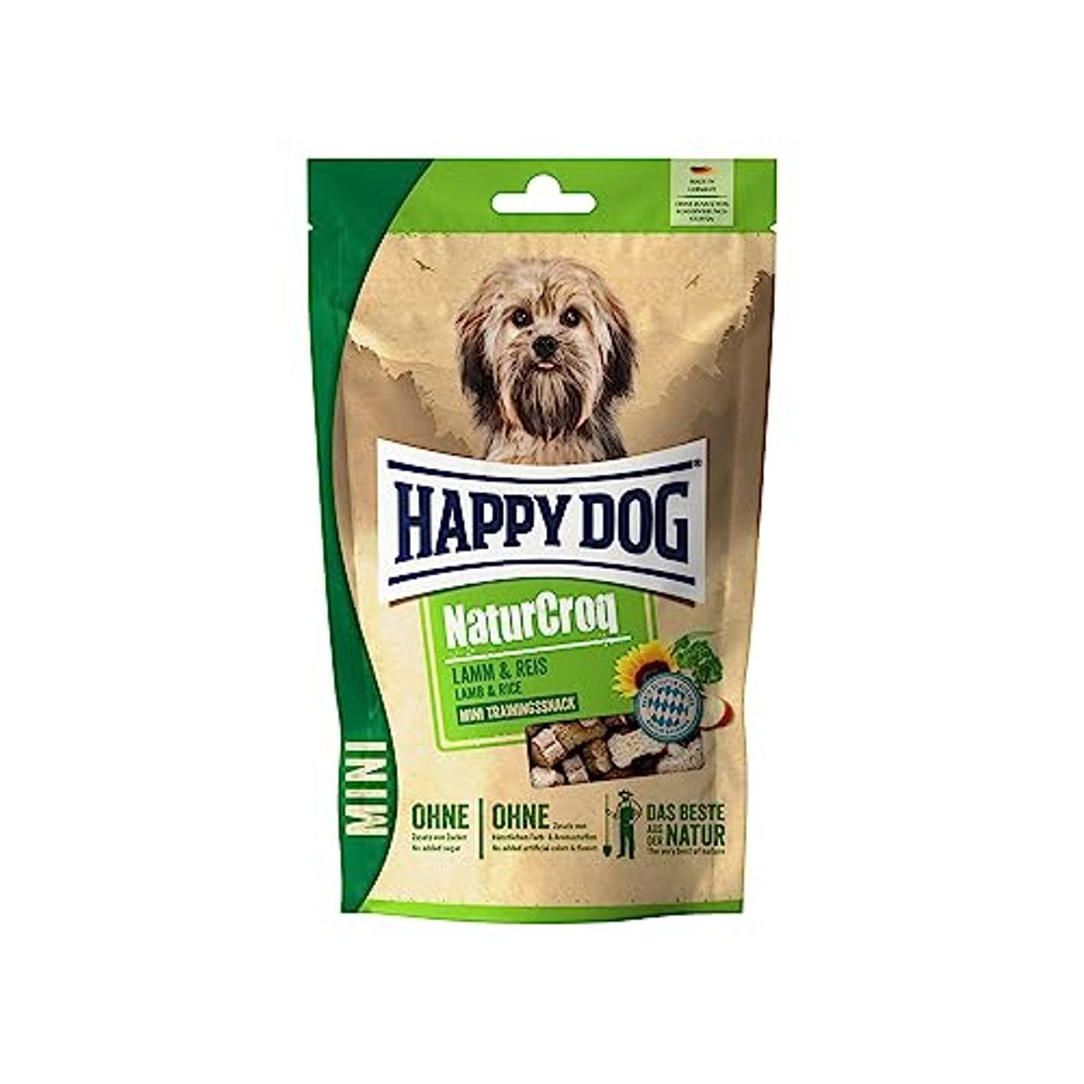 Happy Dog NaturCroq Mini Snack Lams- en rijst, 100 g – Happy Dog