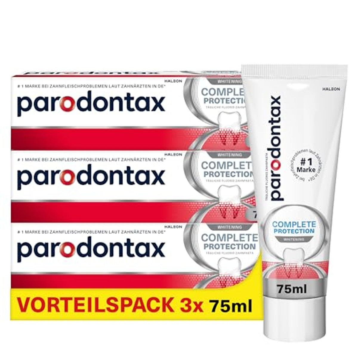 Parodontax Complete Protection Whitening Tandpasta 3 x 75 ml – Parodontax