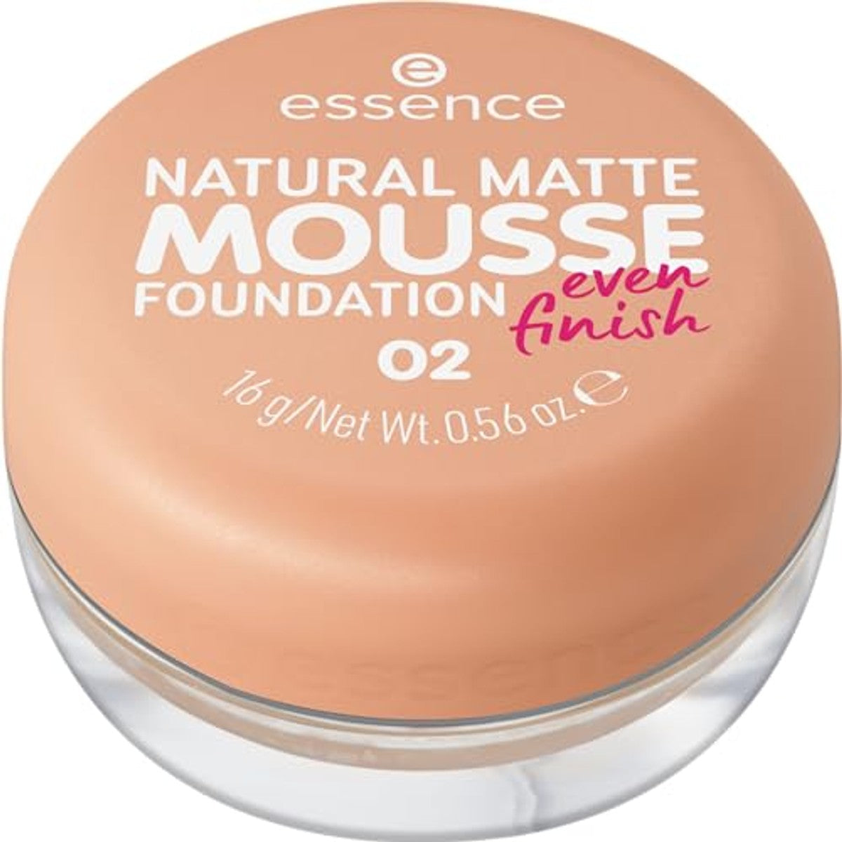 essence Natural Matte Mousse Foundation warm beige 02 16 g - 6-pack