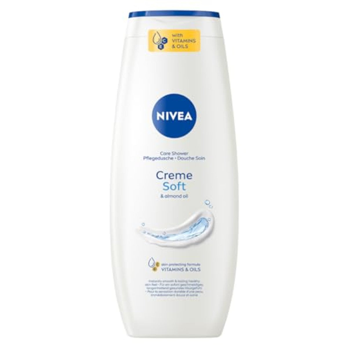 NIVEA Creme Soft verzorgende douchegel 3 x 500 ml - Voordeelverpakking