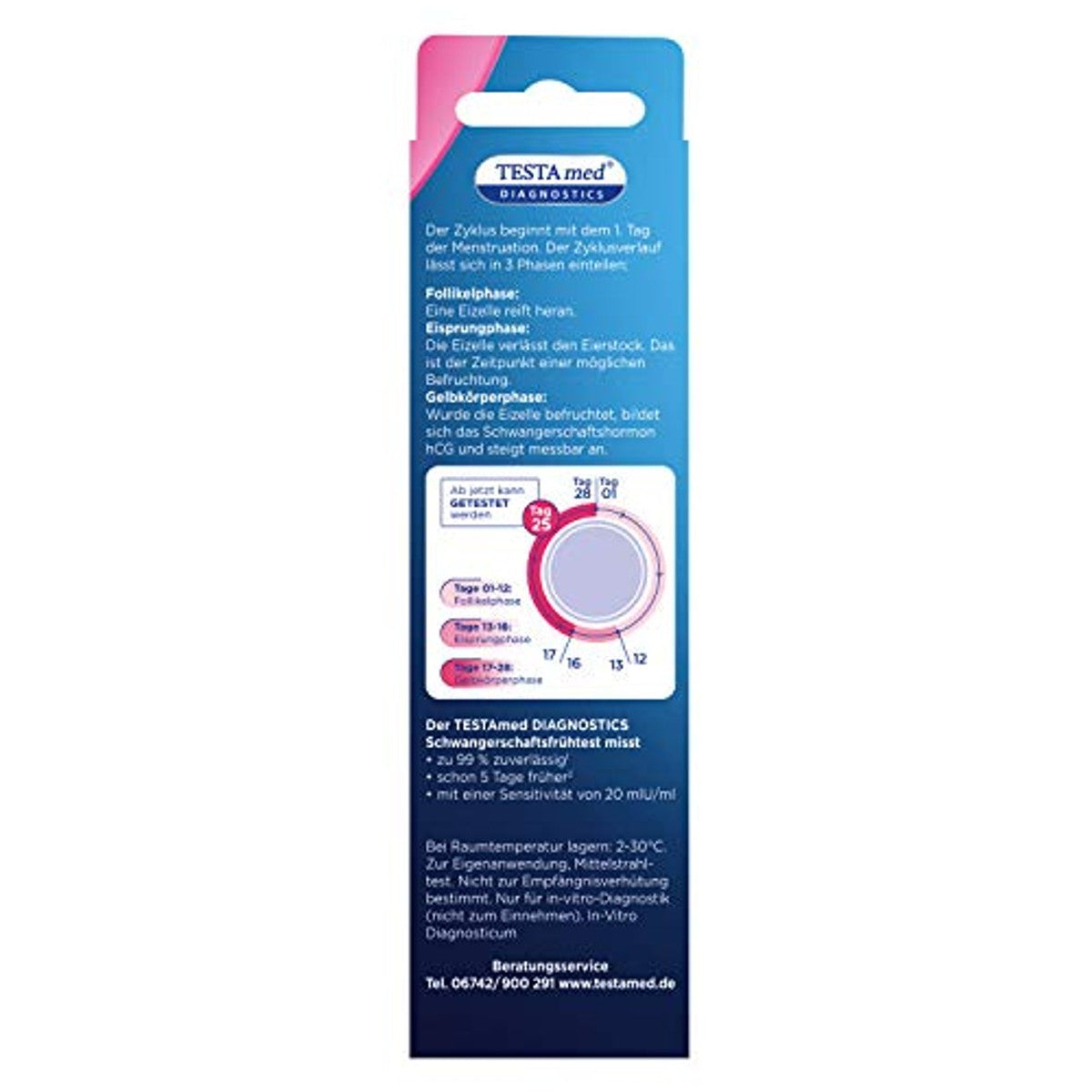 TESTAmed Diagnostics zwangerschapstest 2 stuks – Sebamed