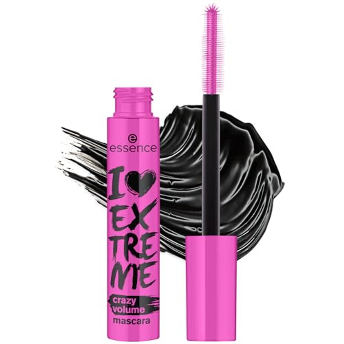 essence I Love Extreme Crazy Volume mascara zwart 12 ml - 3-pack