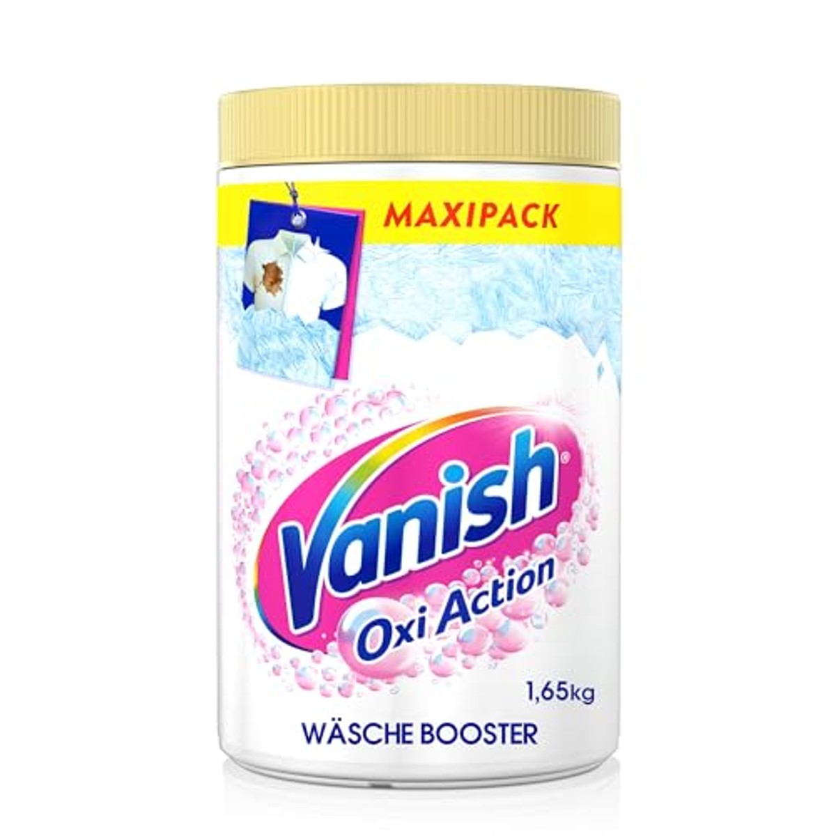 Vanish Oxi Action Powerweiss Poeder – 1 x 1,65 kg – Vanish