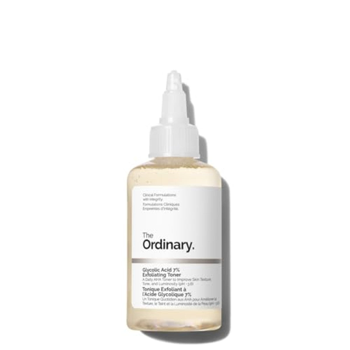 The Ordinary Glycolic Acid 7% Exfoliating Toner, Aufhellender und glättender täglicher Toner für einen gleichmäßigeren Hautton