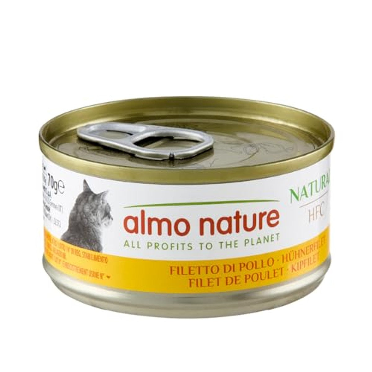 Almo Nature HFC Natural Kattenvoer Kippenfilet 24 x 70 g - 6-pack