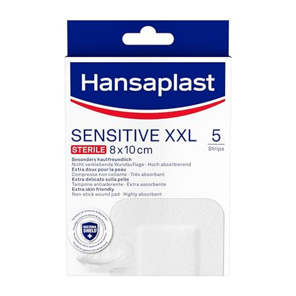 Hansaplast Sensitive XXL pleisters, per stuk verpakt - 6-pack