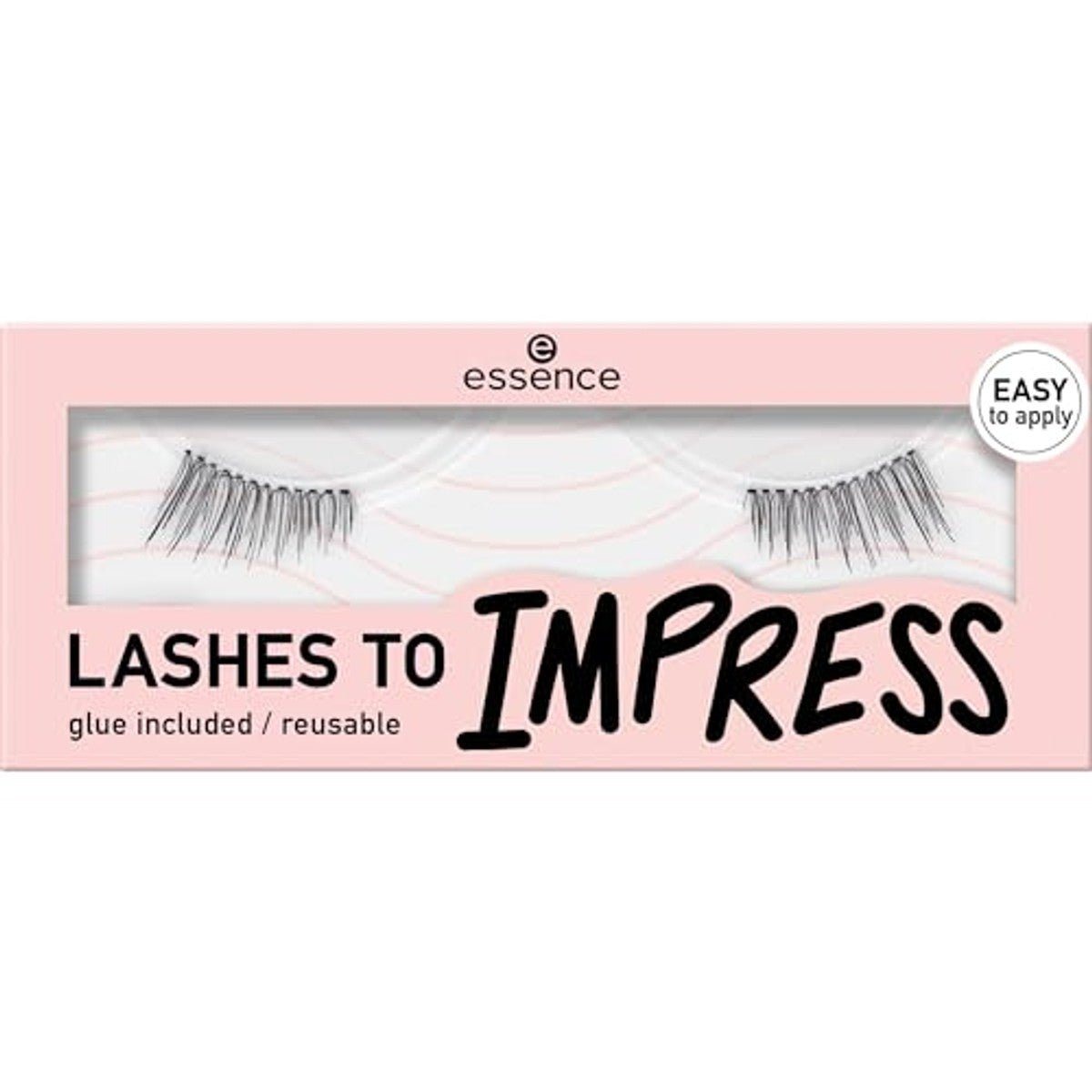 essence Lashes to Impress kunstwimpers 03 zwart 1 paar - 6-pack