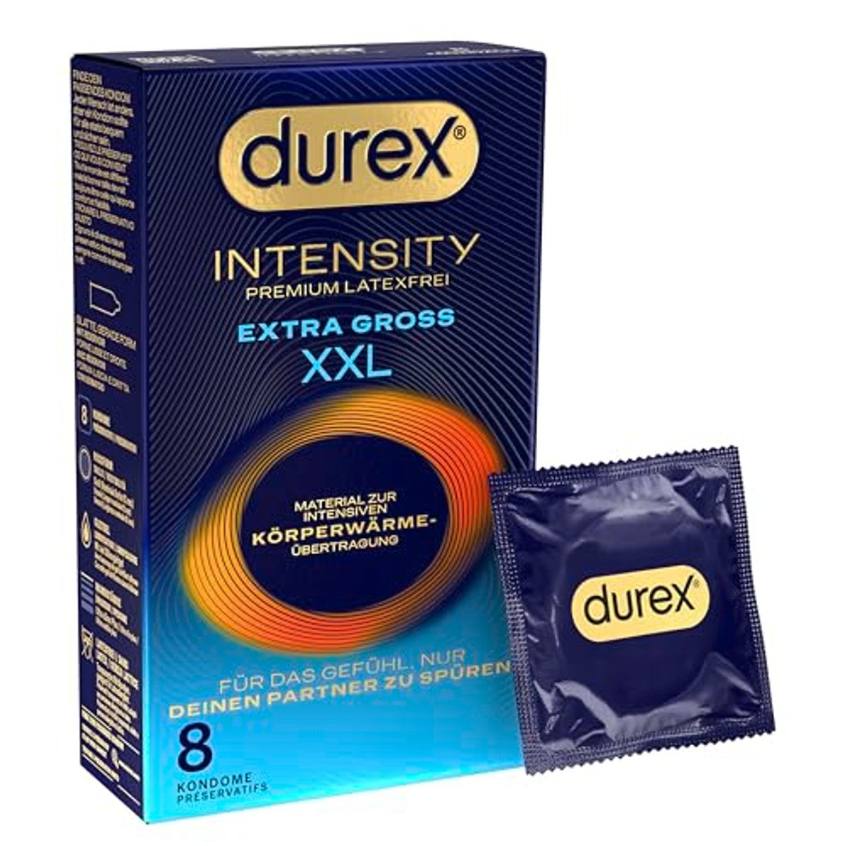 Durex Intensity XXL condooms extra groot ultradun 3 x 8 stuks - Voordeelverpakking