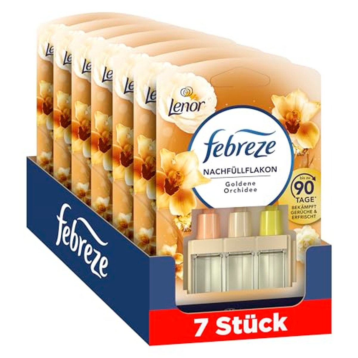 Febreze 3Volution Lenor Golden Orchidee navulfles 7 x 20 ml – Febreze