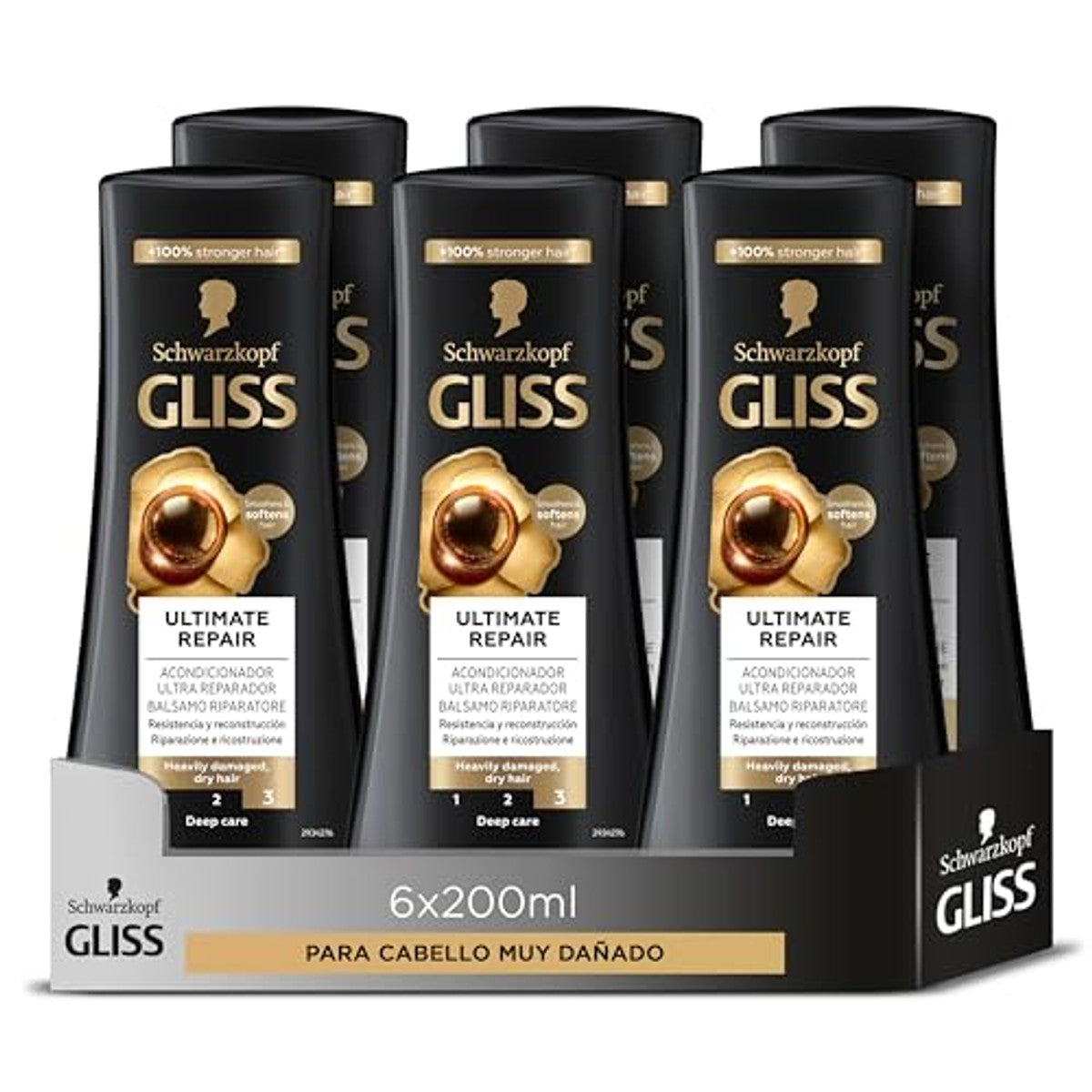 Gliss Ultimate Repair Conditioner 6 x 200 ml (1200 ml) – Gliss