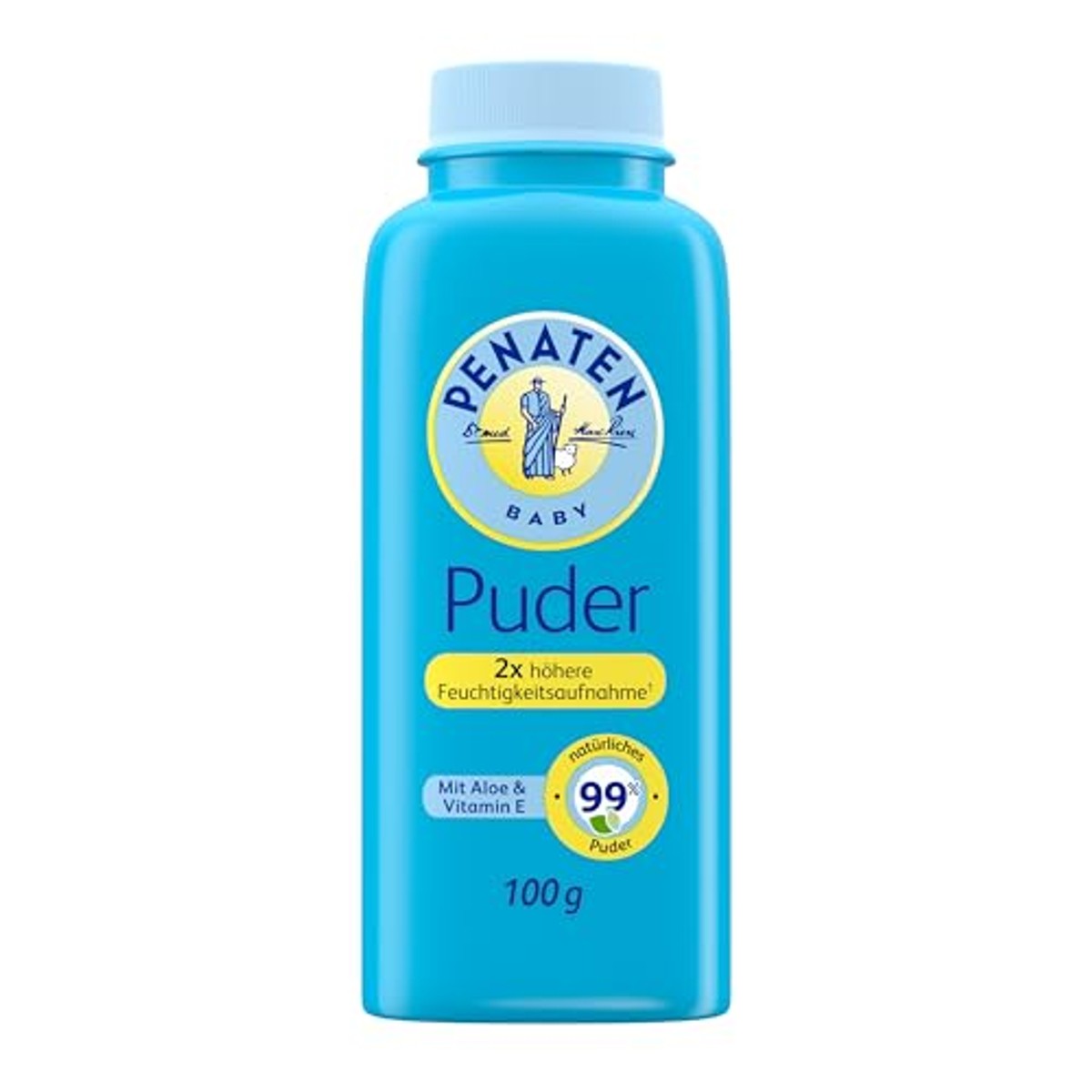 Penaten Natuurlijk babypoeder 6 x 100 g - Voordeelverpakking