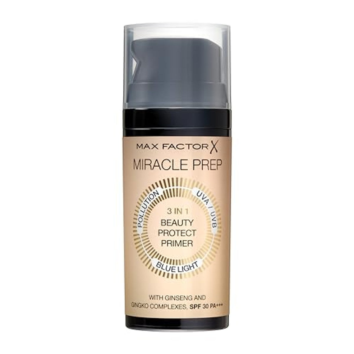 Max Factor Miracle Prep Beauty Protect Primer, 3-in-1, met SPF en beschermt tegen UVA/UVB-stralen, 30 ml – Max Factor