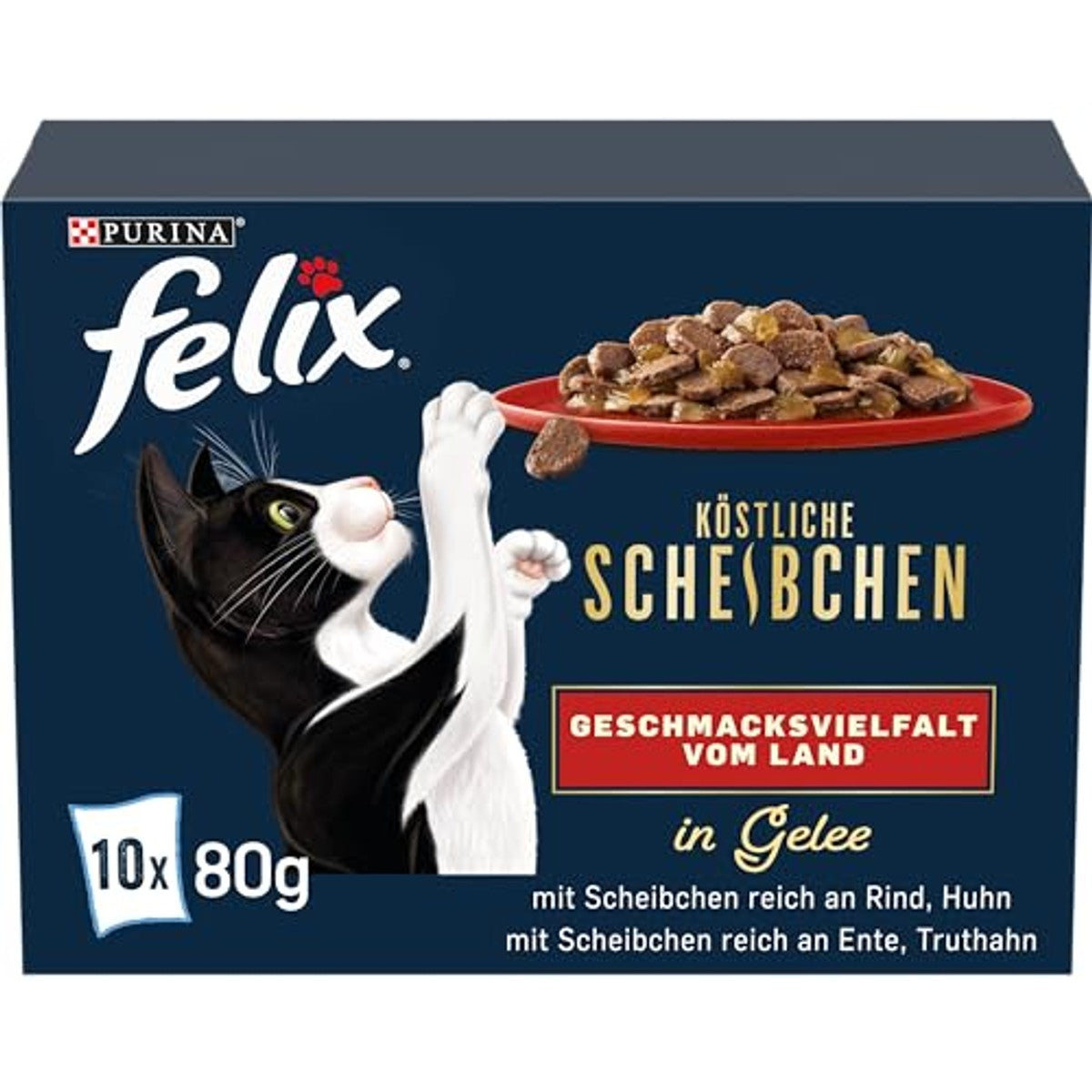 FELIX Heerlijke plakjes in gelei 60 stuks (6 x 10 x 80 g) – Felix