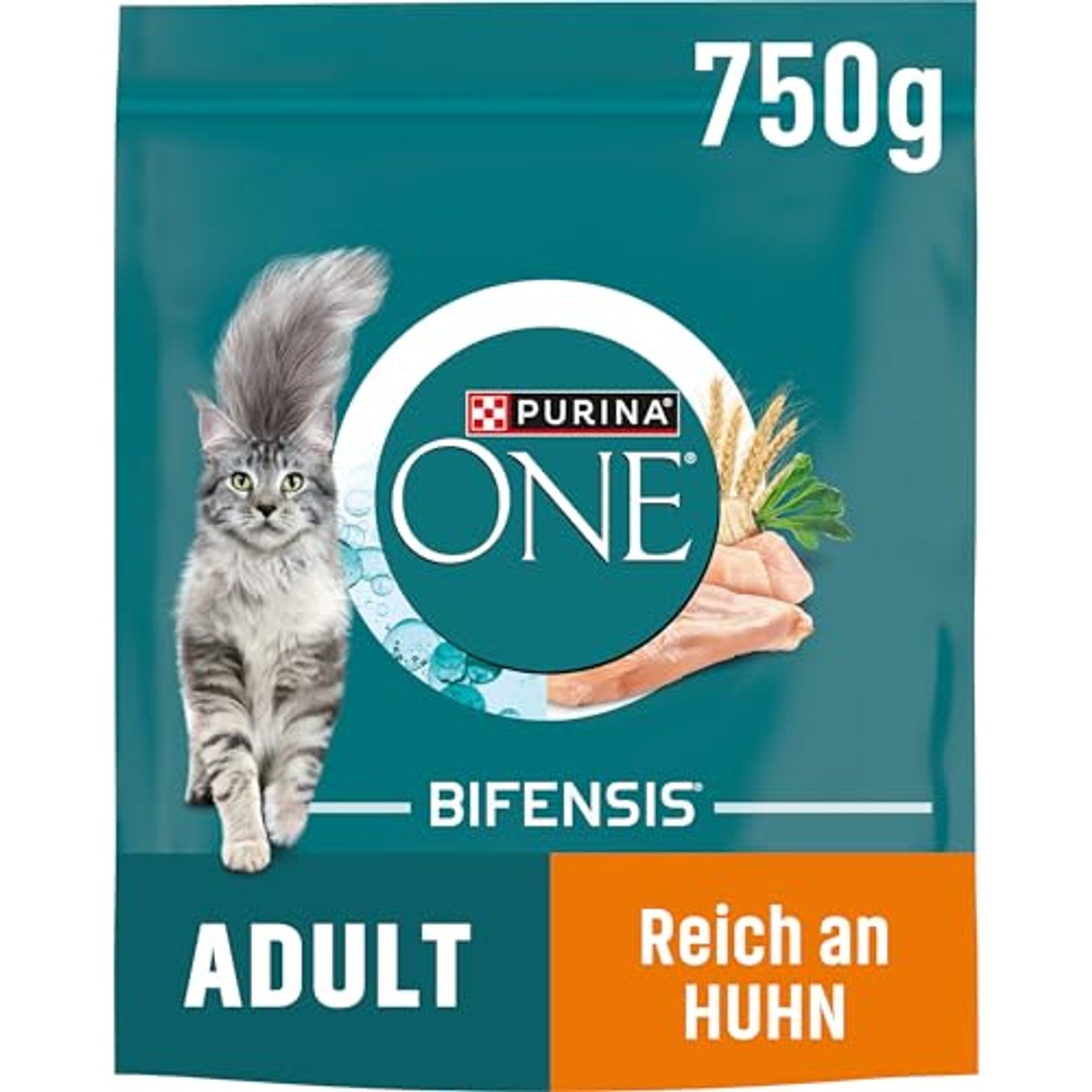 Purina One Bifensis Adult droogvoer kat kip 6 x 750 g - 3-pack