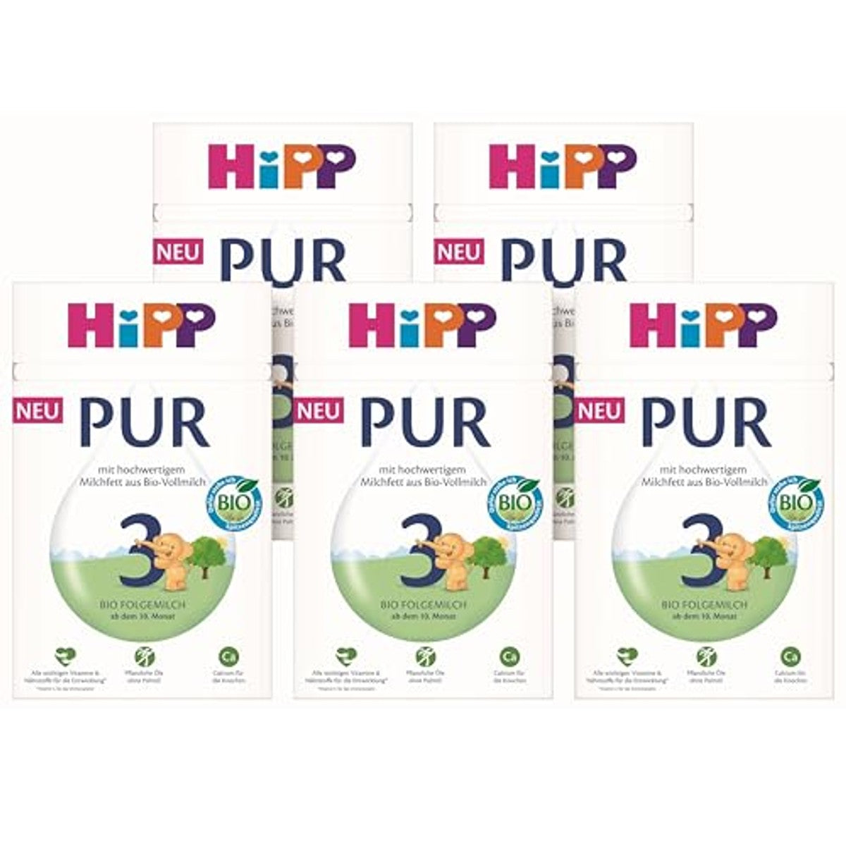 HiPP 3 PUR opvolgmelk 5 x 500 g – foto 2