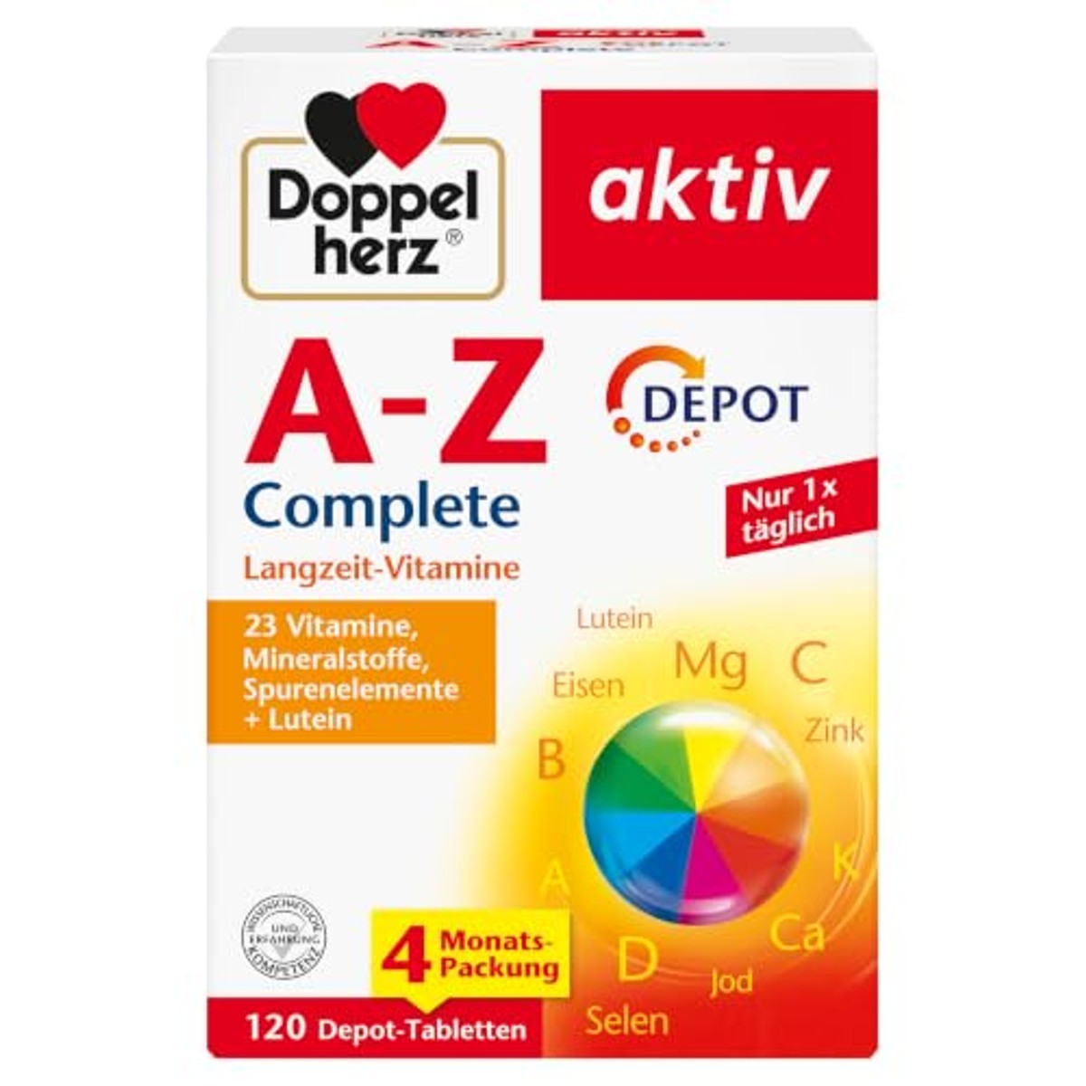 Doppelherz A-Z Depot Multivitaminen 120 Tabletten - 6-pack