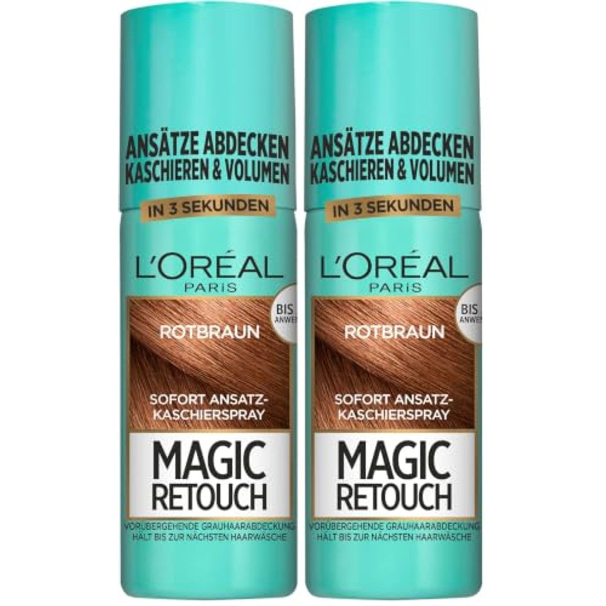 L'Oréal Paris Magic Retouch roodbruin 75 ml (2 stuks) – L'Oréal Paris