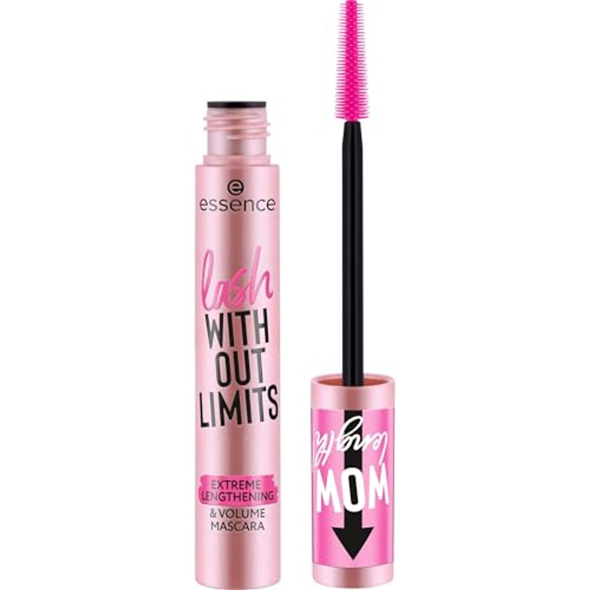 essence Lash Without Limits Lengthening & Volume mascara 01 zwart - 6-pack