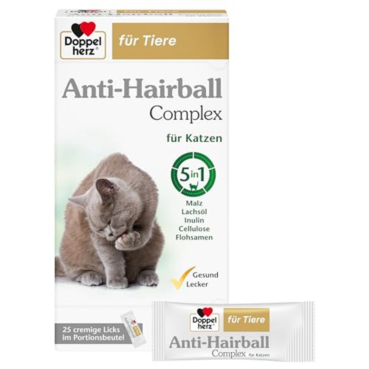 Doppelherz voor dieren anti-haarbal complex voor katten – Doppelherz