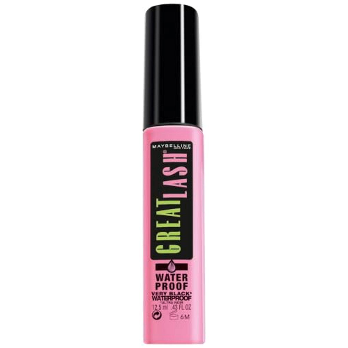 L'Oreal Paris Maybelline New York Great Lash Very Black Waterproof 12,5 ml - 3 stuks