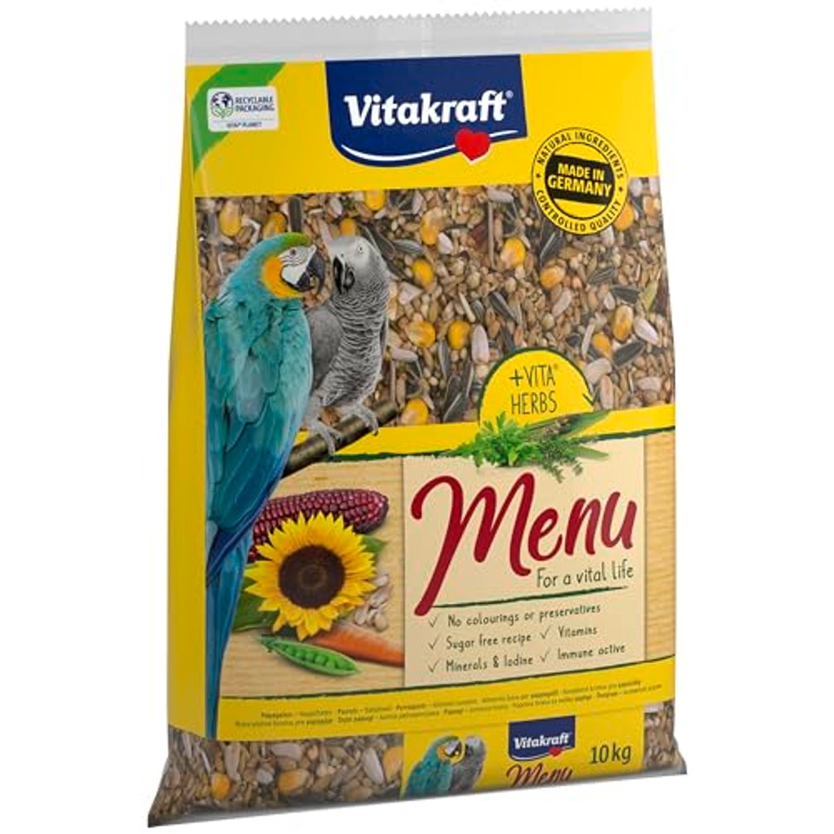Vitakraft Menu vogelvoer papegaaien 1 x 10 kg – foto 2