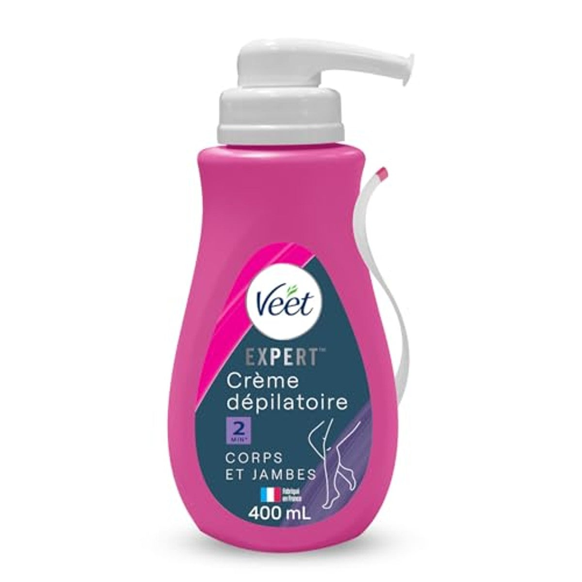 Veet Expert Ontharingscrème hardnekkig haar lichaam en benen 6 x 400 ml - Voordeelverpakking