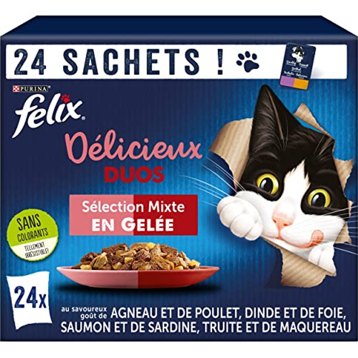 Felix Heerlijke Duo's natvoer kattenvoer in gelei 24 x 85 g – foto 2