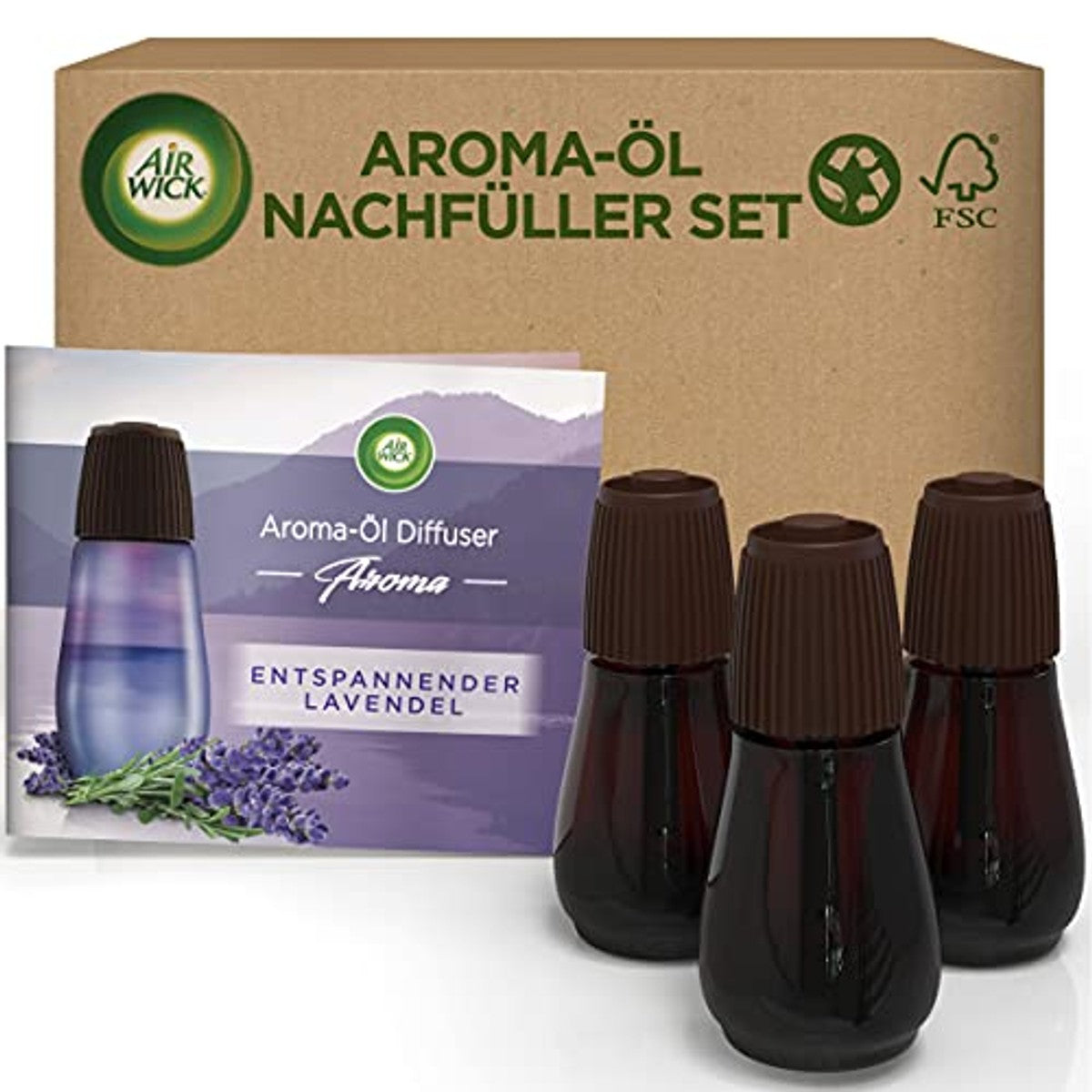 Air Wick Aroma-olie Ontspannende Lavendel 3 x 20 ml – foto 2