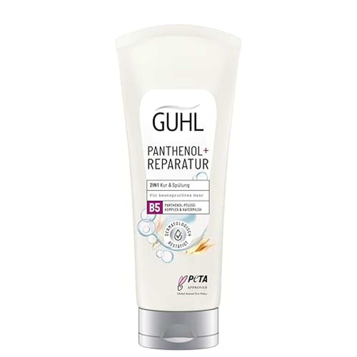 Guhl Panthenol + reparatie 2-in-1 kuur & spoeling 3 x 200 ml - Voordeelverpakking – foto 2