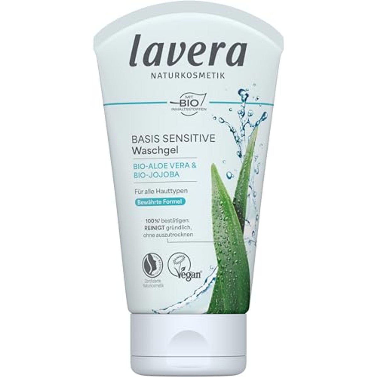 lavera Basis Sensitiv Wasgel Bio Aloë Vera & Jojoba 125ml – lavera